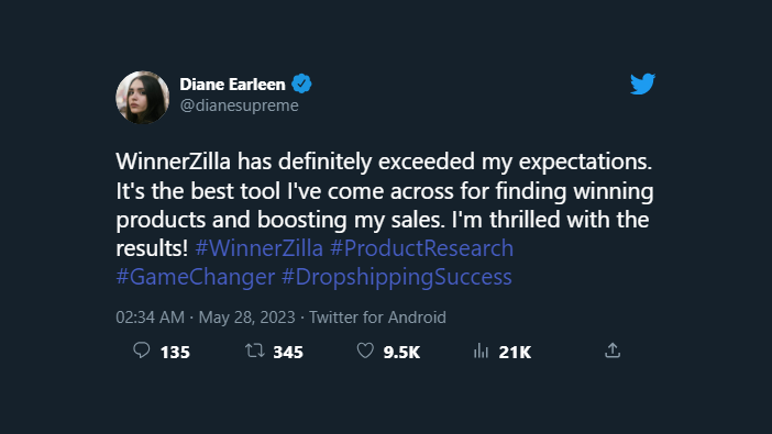 Winnerzilla experience dropshipping